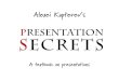 Presentation Secrets: A textbook on presentations