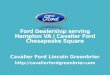 Ford Dealership serving Hampton VA | Cavalier Ford Chesapeake Square