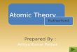 Atomic Theory - Rutherford