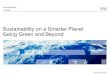 Smarter Planet: Green and Beyond