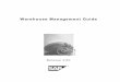 Warehouse management guide
