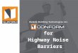 Nuform for Highway noise barrier presentation