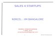 Sales For Start-ups By Prof Ramesh Venkateswaran