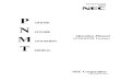 PNMT(Pasolink)Operation Manual