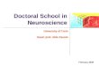 Presentazione Scuola di Dottorato in Neuroscienze