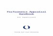 Performance Appraisal Handbook for Supervisors