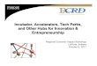 Incubator, Accelerators, Tech Parks, and Other Hubs for Innovation & Entrepreneurship