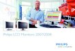 Brochure Philips LCD Monitors 2007 2008 En