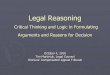 What is Legal Reasoning