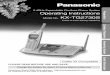 Panasonic  Instructions KXTG2730S