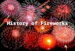 History of fireworks