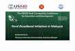 Rural Broadband Initiatives in Malaysia