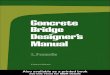 Concrete Bridge Designer Manual -0721010830