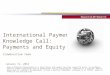 International Payments and Equity Seminar