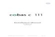 Roche Cobas C111 - Installation Manual