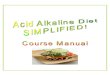 Acid Alkaline Diet Simplified