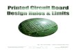 Printed Circuit Board Design Rules and Limits