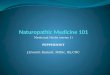 Naturopathic Medicine 101 -  Peppermint