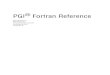 PGI Fortran Reference