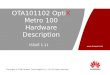 OTA101102 OptiX Metro 100 Hardware Description ISSUE 1.11