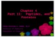 Peptide, Proteins 2011