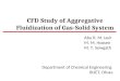 CFD Study of Aggregative Fluidization of Gas-Solid System