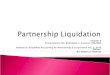Accounting for Partnership Liquidation_Jan 12