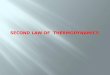 5. Thermo, 2 Nd Law