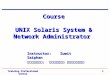 UNIX Solaris System & Network Administrator