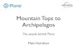 Mountain Tops to Archipelagos - The People Behind Plone (+AUDIO)