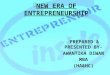 New era of entrepreneurship