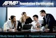Apmp Foundation Study group session 4   Proposal Development