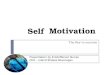 Self motivation  -  The key to success