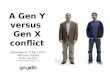 A Gen Y versus Gen X conflict