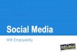 Using Social Media To Enhance Employability