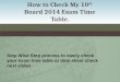 How to check my 10th board 2014 exam time table, 10th Board Date Sheet 2014