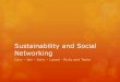 Sustainability and social networking   11-14