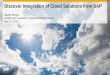 Discover Innovation of Cloud Solutions from SAP