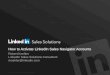 Activation tutorial for LinkedIn Sales Navigator administrators