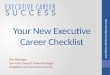 Your New Executive Career Checklist