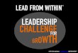 LEADERSHIP CHALLENGE FOR GROWTH