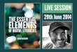 The Essential Elements of Digital Literacies - Live session (29 June 2014)