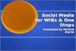Social Media for WIBs and One Stops