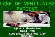 Care of ventilated patient