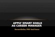 Apply Smart Goals Bernard Belluz