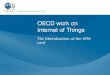 OECD work on Internet of Things and M2M SIM cards