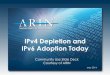 IPv4 Depletion and IPv6 Adoption Today