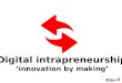 Digital intrapreneurship : innovation by making