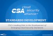 CSA Standards Development Summary