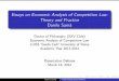 Dr. Danilo Samà - «Essays on Economic Analysis of Competition Law: Theory and Practice» (Ph.D. Dissertation Defence) -